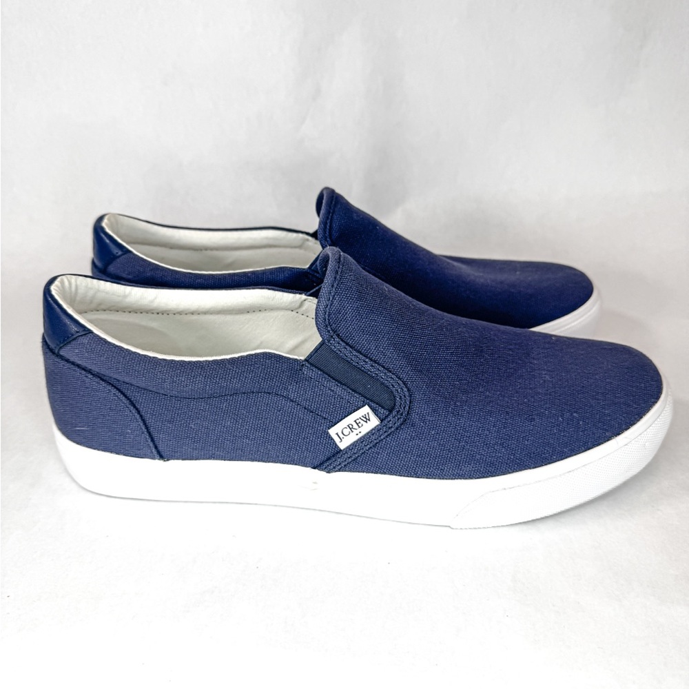 J.Crew Men’s Casual Slip-On Shoes Navy Blue Size 11
